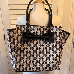 Betsey Johnson studded Bow Tote Bag Purse
